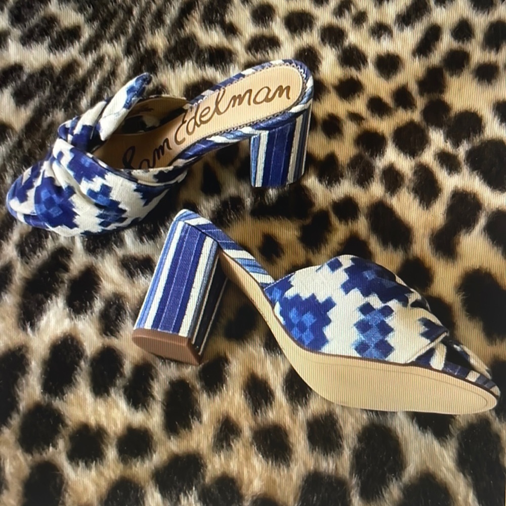 Sam Edelman Boho Blue Mule